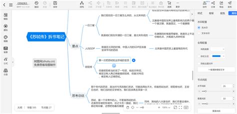 《苏轼传》思维导图分享 Treemind树图shutucn