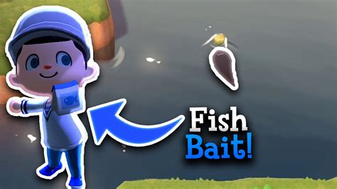 How To Use Fishing Bait In Animal Crossing New Horizons Youtube