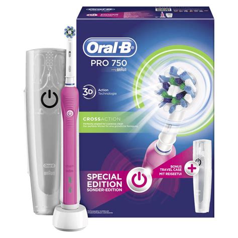 Oral B Pro Pink Zahnb Rste Mit Reiseetui Dentaler