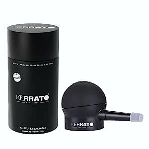 Buy Kerrato Hair Fibres G Natural Black With Pump Applicator