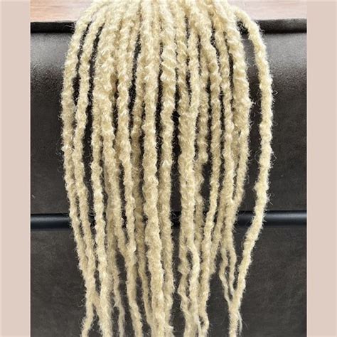 De Dreadlocks Textured Blond Boho Dreads Double Ended