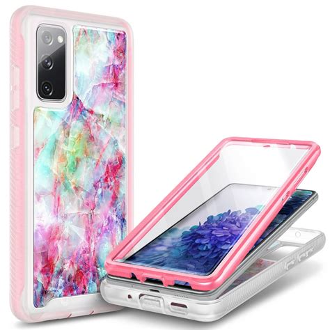 For Samsung Galaxy S20 Fe 5g Case With Built In Screen Protector Nagebee Full Body Protective