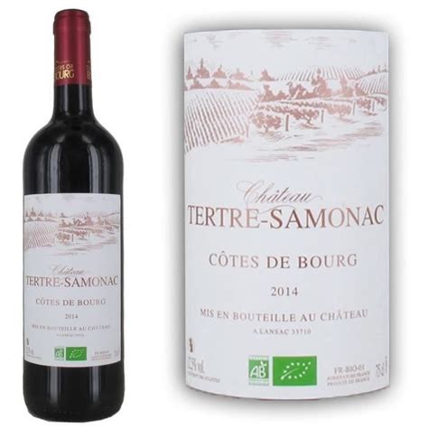 Château Tertre Samonac 2014 bio Côtes de Bourg La cave Cdiscount