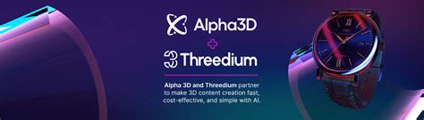 Alpha3D and Threedium partner to make 3D content creation fast ...