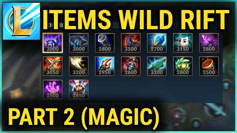 Daftar Items Wild Rift Part 2 Magic League Of Legends Wild Rift