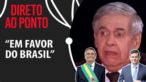 General Heleno sobre Moro e Bolsonaro juntos em debate Lição de