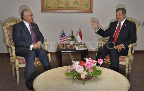 Bilateral Indonesia Malaysia Antara Foto