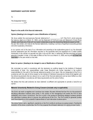 Fillable Online AU-C Section 705A - Modifications to the Opinion in the ...