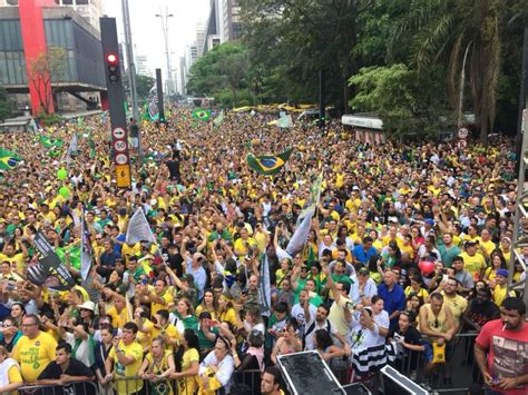 Legi O De Patriotas Inunda A Avenida Paulista Horas Antes De Manifesta O