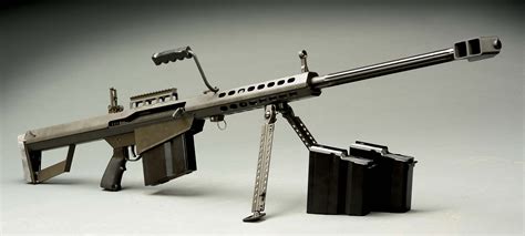 Lot Detail M Barrett Model 82a1 Semi Automatic 50 Bmg Rifle