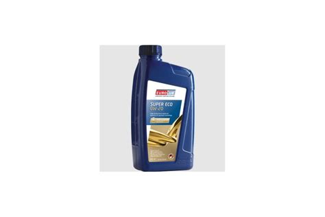 Моторное масло EUROLUB SUPER ECO 0W-20, ACEA C5, API SP RC/SN Plus RC ...
