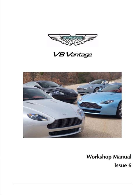 Aston Martin V8 Vantage Owner’s Manual - PDF for FREE