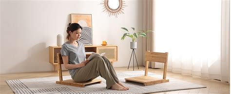 Amazon Tiita Floor Chair With Back Support Japanese Style Legless