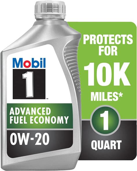 Mobil 1 Advanced Fuel Economy Full Synthetic Motor Oil 0w 20 6 Pack Of 1 Quarts