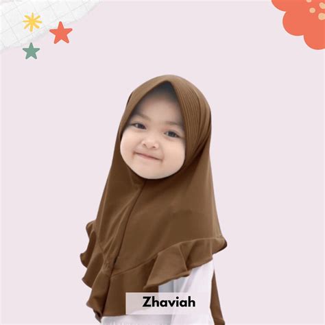 Islamic Baby Girl Hijab, Kids Hijab for 3-7 Years, Muslim Baby Gift ...