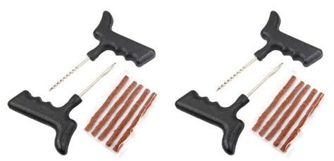 Tyre Repair Puncture Kit With 5 Rubber Strips For Car Bike And Other