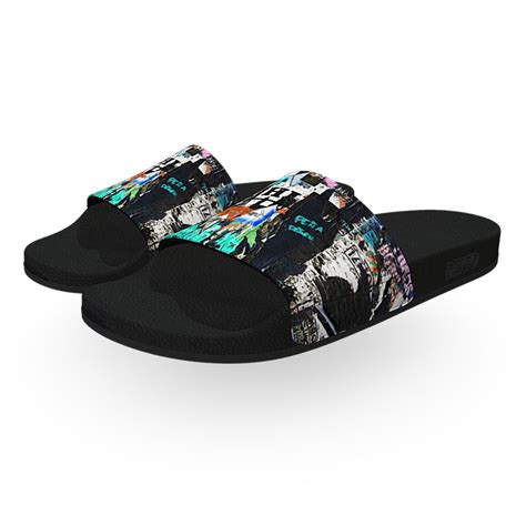 Graffiti Street Art Slide Sandals & Deco Slides