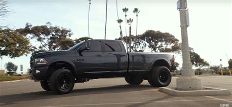 Lifted 2017 Ram 3500 Is A Tricked Out Heavy Duty Goliath On Six Wheels