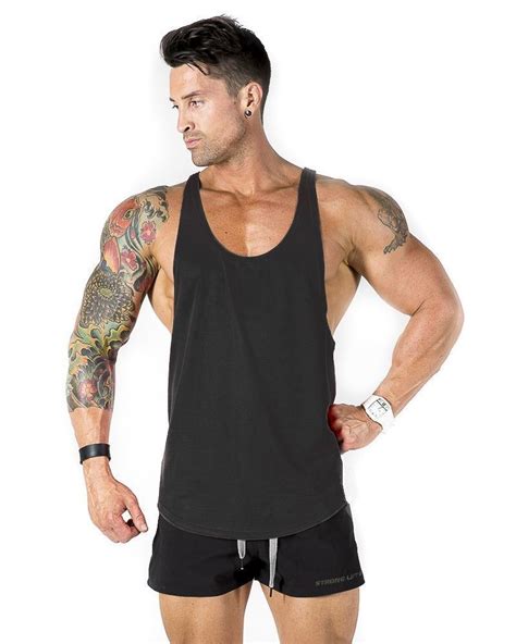 Black Plain Stringer Tank Top Men Find Complete Details About Black Plain Stringer Tank Top