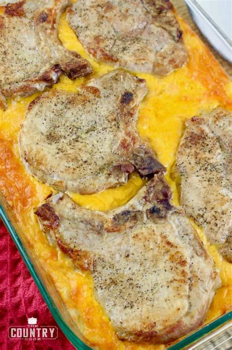 Hash Brown Pork Chop Casserole The Country Cook