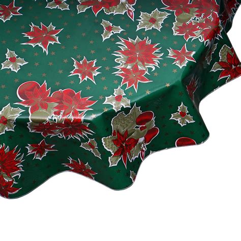 Christmas Stars Green Oilcloth Oilcloth By The Yard The Oilcloth