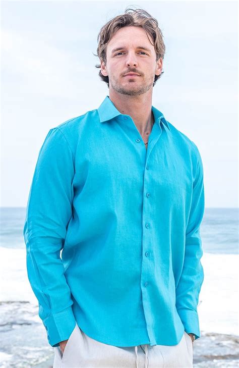 Bradford Custom Linen Shirts For Men Beach Wedding