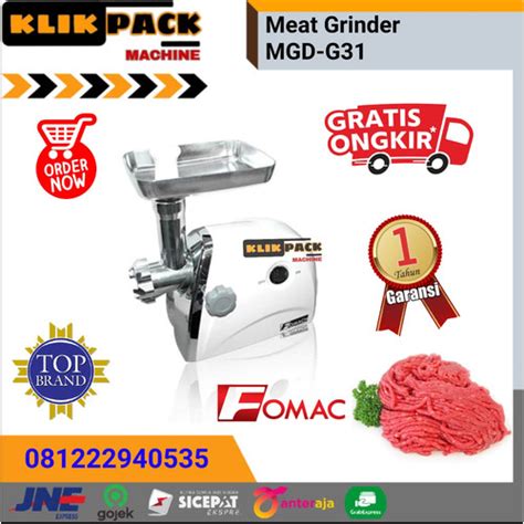 Jual Meat Grinder Mesin Penggiling Daging Mgd G Fomac Jakarta