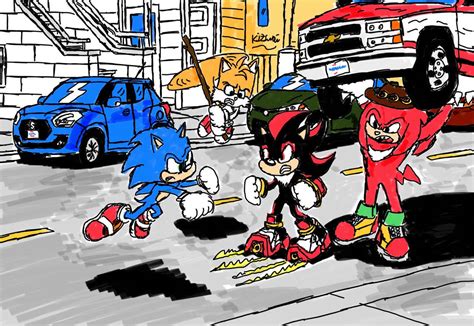 Team Sonic vs Shadow by Kitsuoi on DeviantArt