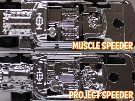 Project SpeederとMuscle Speederを並べてバラシて見比べてこれぞ本当のThen and Nowだ Hot Wheels 情報まとめ ホットウィール にわかマニア