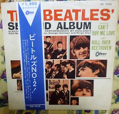 Popsike JPN Odeon Mono Red LP The Beatles Second Album OR 7058