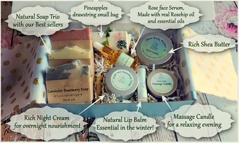 Woman Spa Box, Baby Shower Gift for Mom, Natural Skin Care Set, Self ...