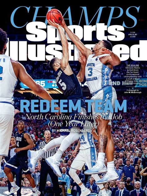 Sports Illustrated April 10 2017 Digital In 2022 North Carolina Tar Heels Basketball