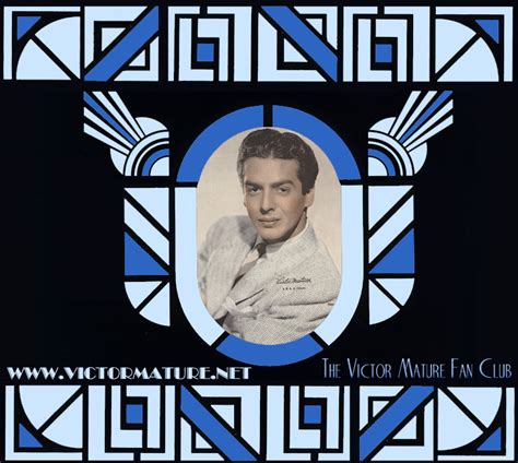 VICTOR MATURE MATURE S MATINEE THE OFFICIAL VICTOR MATURE FAN CLUB