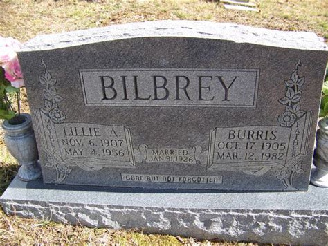 Burris Bilbrey 1905 1982 Find A Grave Memorial