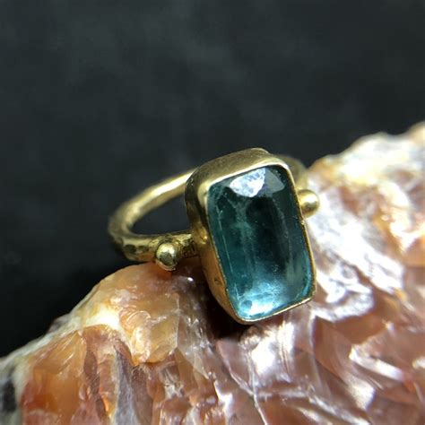 Natural Green Fluorite Ring 925 K Sterling Silver Handmade Etsy