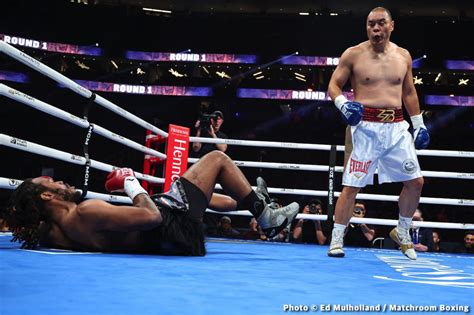 Zhilei Zhang Blasts Out Scott Alexander In A Round - Boxing Results ...