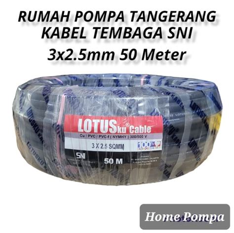 Jual Kabel Pompa Satelit Kabel Pompa Submersible Lotus 3x2 5mm 50m