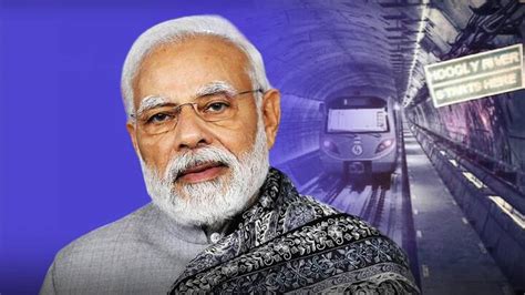 Pm Modi Inaugurates Indias First Underwater Metro Route In Kolkata