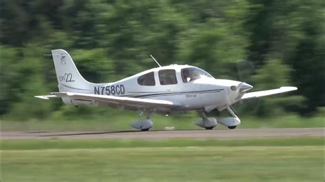 Cirrus Sr22 N758cd Landing At Khwy 060824 Youtube