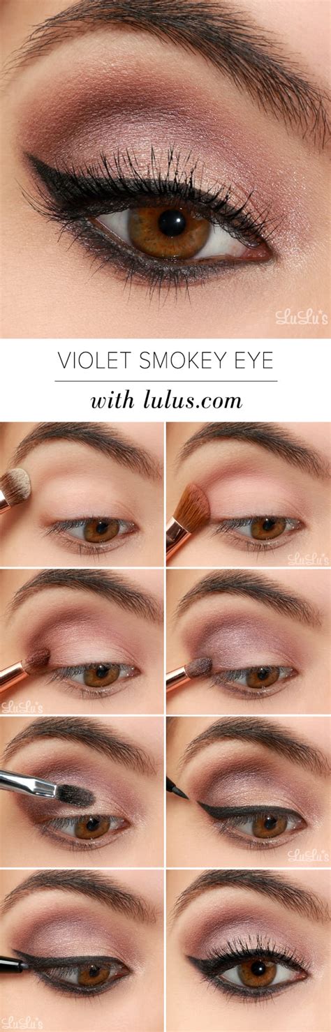 Lulus How To Violet Smokey Eye Makeup Tutorial Fashion Blog