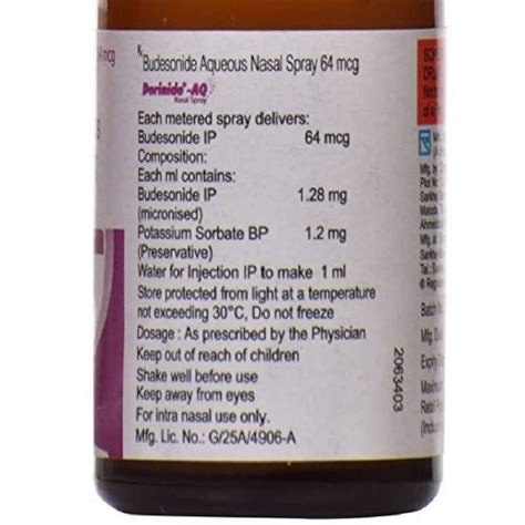 Derinide Aq Nasal Spray At Rs Piece Empty Nasal Spray Bottle