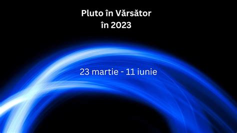 Pluto In Varsator Youtube