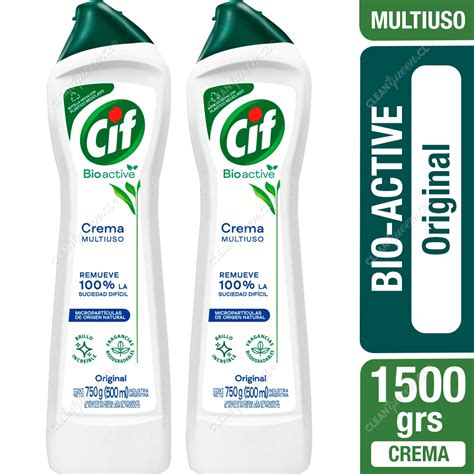 Limpiador Crema Cif Bioactive Original 750 G Clean Queen