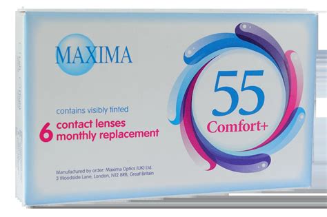 Контактные линзы Maxima 55 Comfort+ (6 линз) в Москве | Купить ...