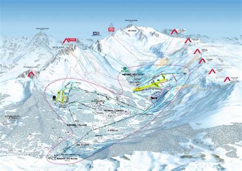 The Ultimate Guide To Map Of Courchevel Travelsfinderscom