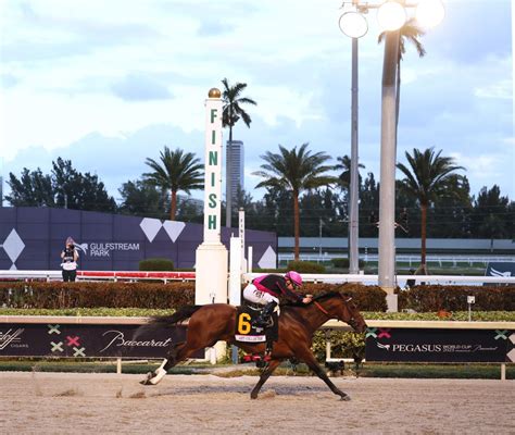 Pegasus World Cup 2023: In A Thrilling Upset, Art Collector Breezes For ...