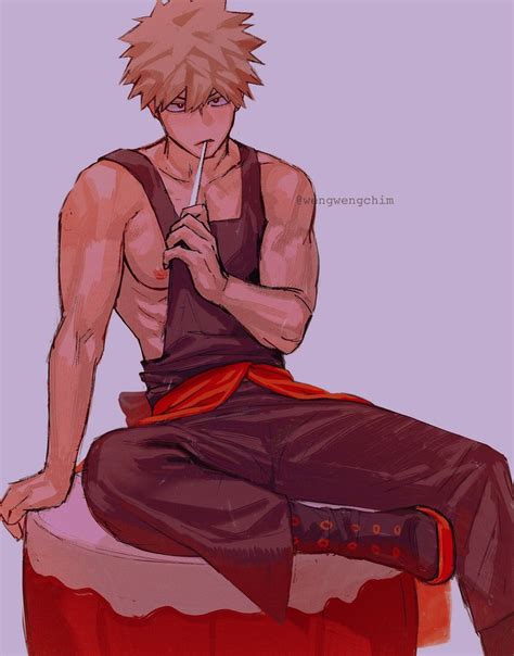 Bakugou Katsuki Boku No Hero Academia Drawn By Wengwengchim Danbooru