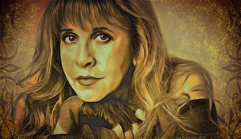 Gold Dust Stevie Nicks Digital Art By Lutz Roland Lehn Fine Art America