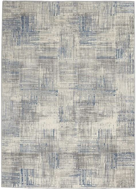 Nowoczesny Dywan Loftowy Solace 3 Ivory Grey Blue 160X220 Komfort