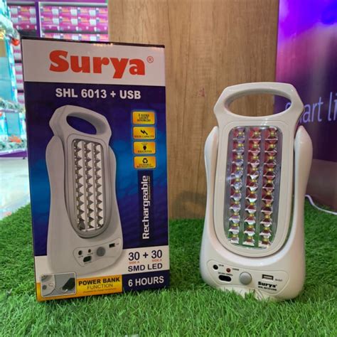 Jual LAMPU EMERGENCY SURYA SHL 6013 USB Kota Malang Toko Berkat